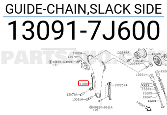 Nissan 130917J600 GUIDE-CHAIN,SLACK SIDE
