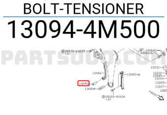 Nissan 130944M500 BOLT-TENSIONER