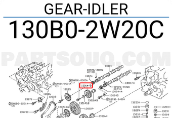 Nissan 130B02W20C GEAR-IDLER