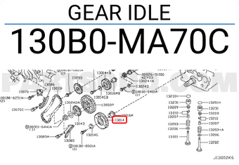 Nissan 130B0MA70C GEAR IDLE