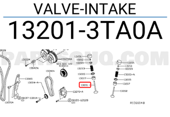 Nissan 132013TA0A VALVE-INTAKE