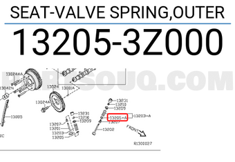 Nissan 132053Z000 SEAT-VALVE SPRING,OUTER