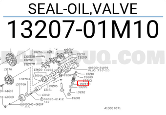 Nissan 1320701M10 SEAL-OIL,VALVE