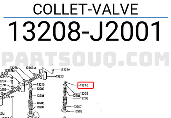 Nissan 13208J2001 COLLET-VALVE