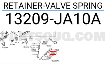 Nissan 13209JA10A RETAINER-VALVE SPRING