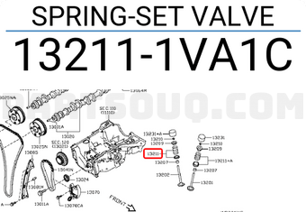 Nissan 132111VA1C SPRING-SET VALVE