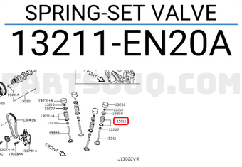 Nissan 13211EN20A SPRING-SET VALVE