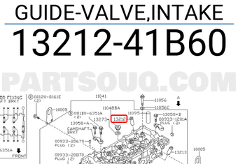 Nissan 1321241B60 GUIDE-VALVE,INTAKE