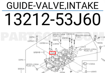 Nissan 1321253J60 GUIDE-VALVE,INTAKE