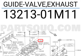 Nissan 1321301M11 GUIDE-VALVE,EXHAUST