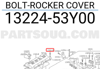 Nissan 1322453Y00 BOLT-ROCKER COVER