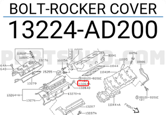 Nissan 13224AD200 BOLT-ROCKER COVER