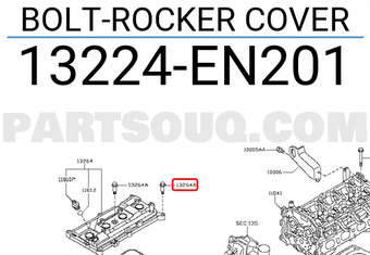 Nissan 13224EN201 BOLT-ROCKER COVER