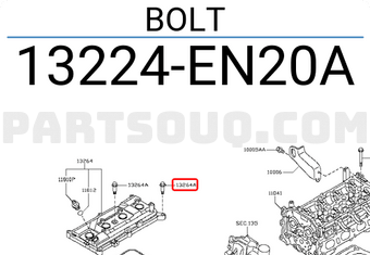Nissan 13224EN20A BOLT