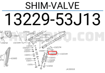 Nissan 1322953J13 SHIM-VALVE