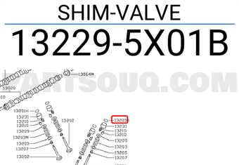 Nissan 132295X01B SHIM-VALVE