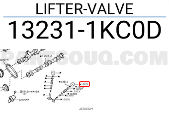 Nissan 132311KC0D LIFTER-VALVE