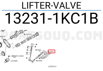 Nissan 132311KC1B LIFTER-VALVE