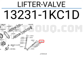 Nissan 132311KC1D LIFTER-VALVE