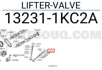 Nissan 132311KC2A LIFTER-VALVE
