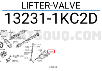 Nissan 132311KC2D LIFTER-VALVE