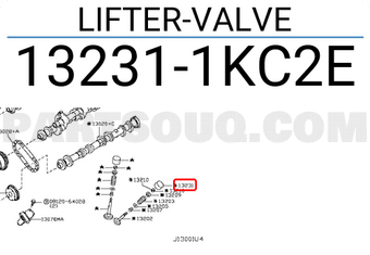 Nissan 132311KC2E LIFTER-VALVE