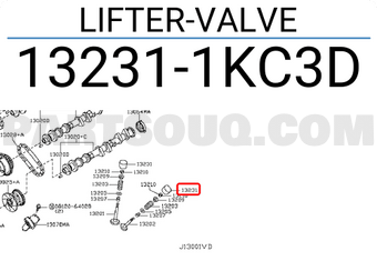 Nissan 132311KC3D LIFTER-VALVE