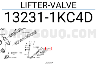 Nissan 132311KC4D LIFTER-VALVE