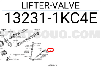 Nissan 132311KC4E LIFTER-VALVE