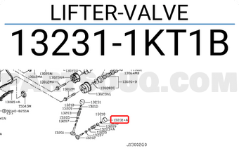 Nissan 132311KT1B LIFTER-VALVE