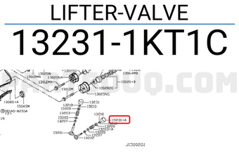 Nissan 132311KT1C LIFTER-VALVE