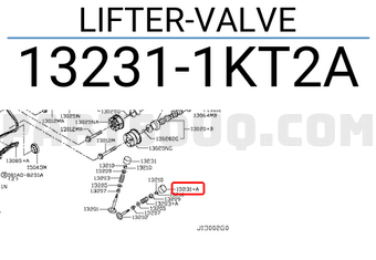Nissan 132311KT2A LIFTER-VALVE