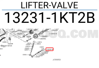 Nissan 132311KT2B LIFTER-VALVE
