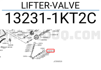Nissan 132311KT2C LIFTER-VALVE