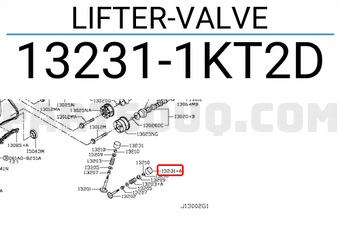 Nissan 132311KT2D LIFTER-VALVE