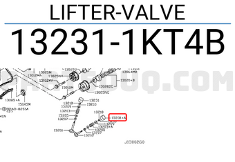 Nissan 132311KT4B LIFTER-VALVE