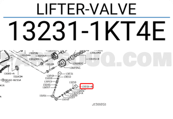 Nissan 132311KT4E LIFTER-VALVE