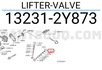 Nissan 132312Y873 LIFTER-VALVE