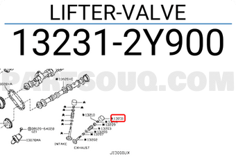 Nissan 132312Y900 LIFTER-VALVE