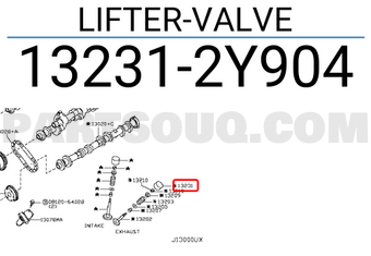 Nissan 132312Y904 LIFTER-VALVE
