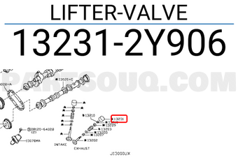 Nissan 132312Y906 LIFTER-VALVE