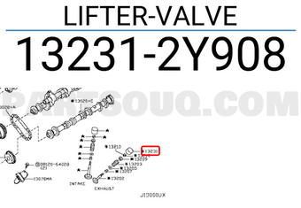 Nissan 132312Y908 LIFTER-VALVE