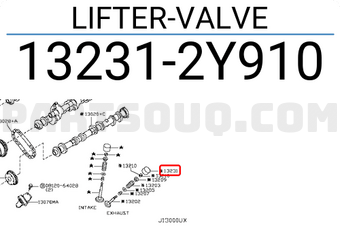 Nissan 132312Y910 LIFTER-VALVE