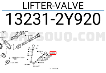Nissan 132312Y920 LIFTER-VALVE