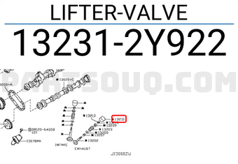 Nissan 132312Y922 LIFTER-VALVE
