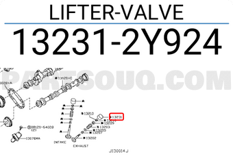 Nissan 132312Y924 LIFTER-VALVE