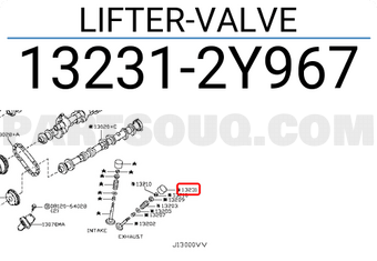 Nissan 132312Y967 LIFTER-VALVE