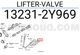 Nissan 132312Y969 LIFTER-VALVE