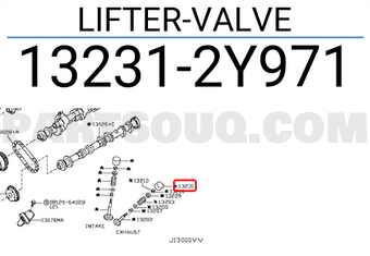 Nissan 132312Y971 LIFTER-VALVE