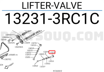 Nissan 132313RC1C LIFTER-VALVE